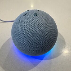 Amazon Echo Dot (4th Gen) Smart Speaker - Glacier Blue